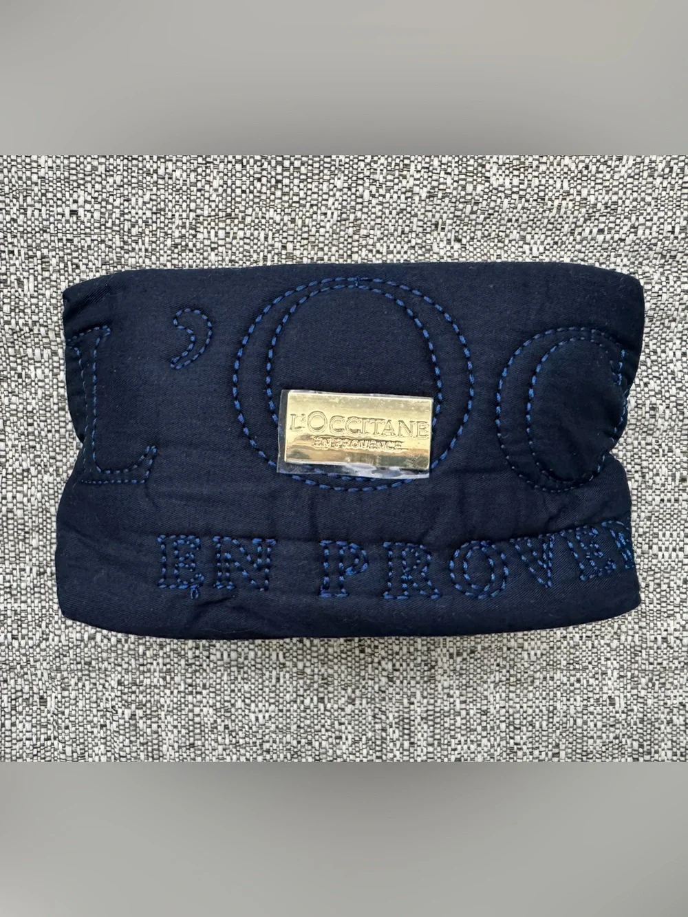 LOCCITANE quilted navy